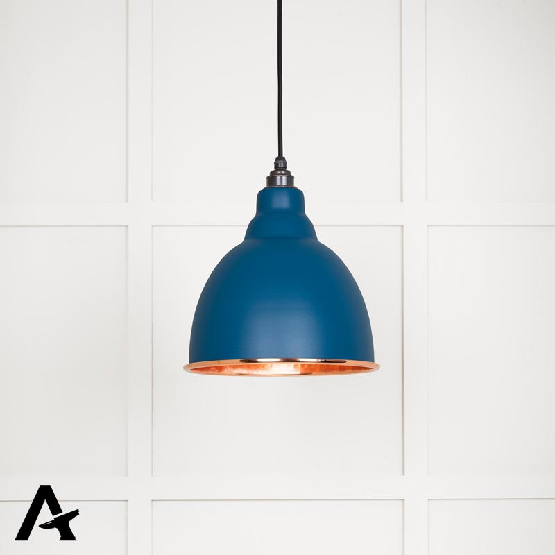 BRINDLEY PENDANT HAMMERED 260x270 COP/UPSTREAM by MARCHES (ANVIL) ARCHITECTURAL HARDWARE