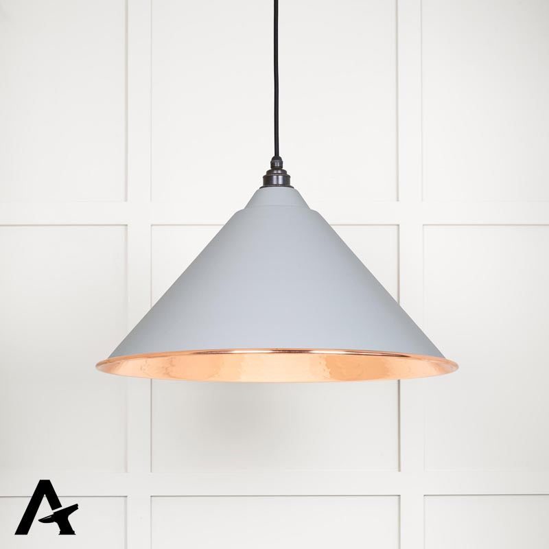 HOCKLEY PENDANT HAMMERED 510x290 COP/BIRCH by MARCHES (ANVIL) ARCHITECTURAL HARDWARE