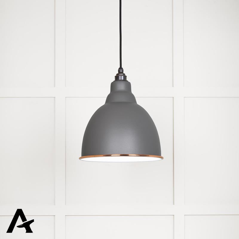 BRINDLEY PENDANT GLOSS 260x270 WHI/BLUFF - 49507BL by MARCHES (ANVIL) ARCHITECTURAL HARDWARE