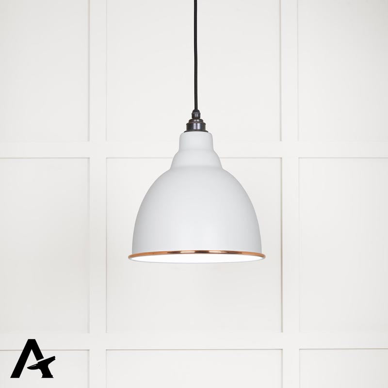 BRINDLEY PENDANT GLOSS 260x270 WHI/FLOCK by MARCHES (ANVIL) ARCHITECTURAL HARDWARE
