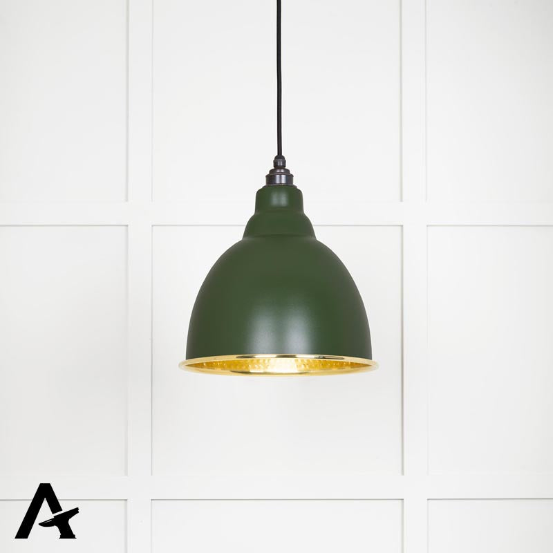 BRINDLEY PENDANT HAMMERED 260x270 PBR/HEATH by MARCHES (ANVIL) ARCHITECTURAL HARDWARE