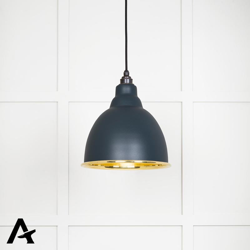BRINDLEY PENDANT SMOOTH 260x270 BRS/SOOT by MARCHES (ANVIL) ARCHITECTURAL HARDWARE