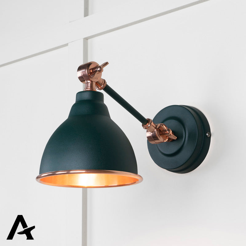 BRINDLEY WALL LIGHT SMOOTH 139x124 COP/DINGLE by MARCHES (ANVIL) ARCHITECTURAL HARDWARE