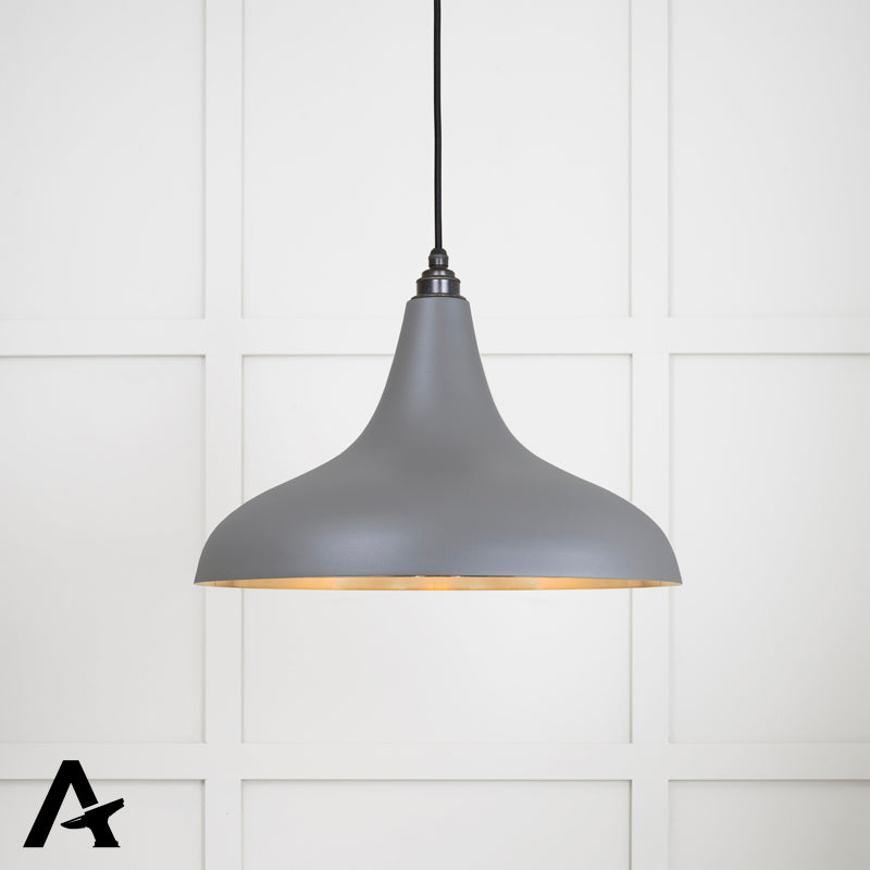 FRANKLEY PENDANT SMOOTH 412x240 BRS/BLUFF by MARCHES (ANVIL) ARCHITECTURAL HARDWARE