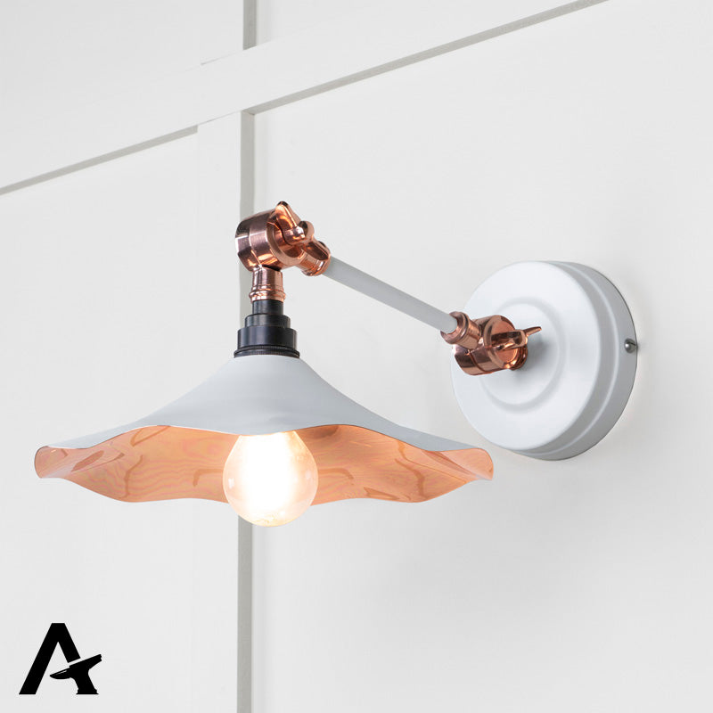 FLORA WALL LIGHT SMOOTH 217x063 COP/FLOCK by MARCHES (ANVIL) ARCHITECTURAL HARDWARE