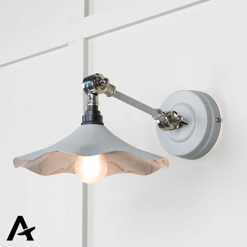 FLORA WALL LIGHT SMOOTH 217x063 PNP/BIRCH - 49724SBI by MARCHES (ANVIL) ARCHITECTURAL HARDWARE