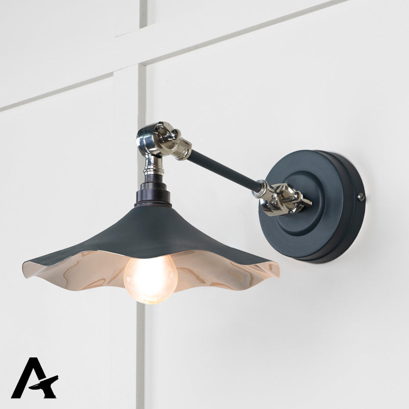FLORA WALL LIGHT SMOOTH 217x063 PNP/SOOT by MARCHES (ANVIL) ARCHITECTURAL HARDWARE