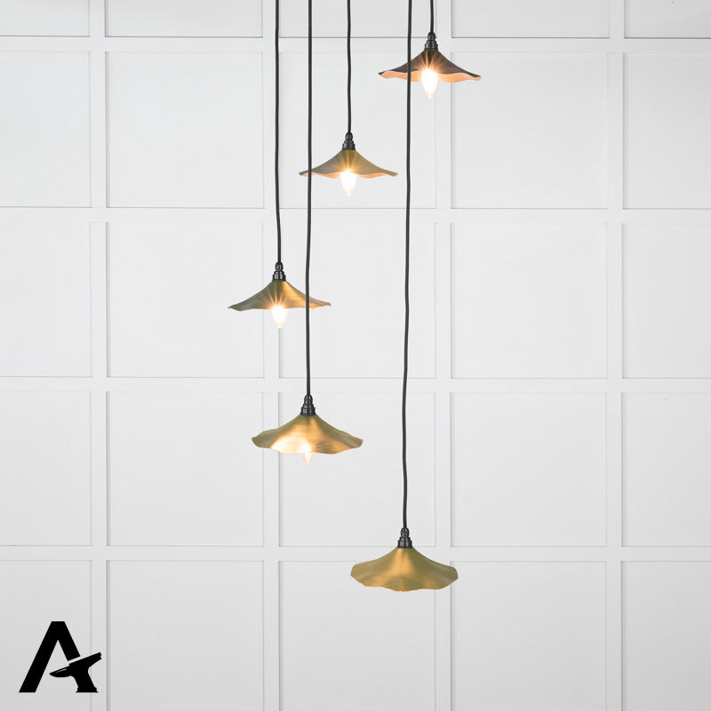 FLORA CLUSTER PENDANT HAMMERED 217x063 COP/HEATH by MARCHES (ANVIL) ARCHITECTURAL HARDWARE