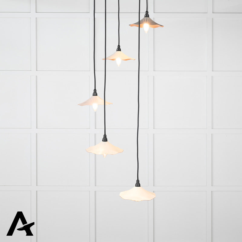 FLORA CLUSTER PENDANT HAMMERED 217x063 COP/TEASEL by MARCHES (ANVIL) ARCHITECTURAL HARDWARE