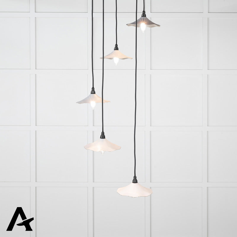 FLORA CLUSTER PENDANT HAMMERED 217x063 PNP/BIRCH by MARCHES (ANVIL) ARCHITECTURAL HARDWARE