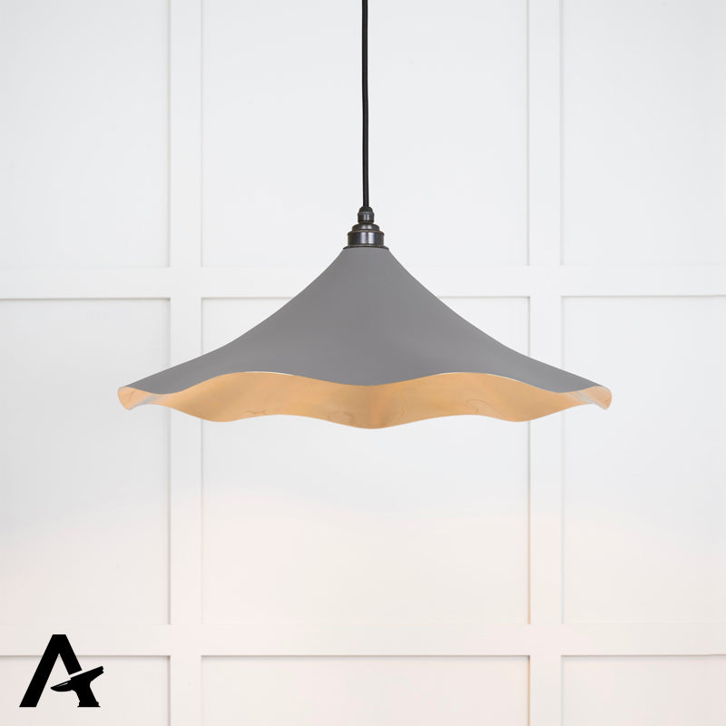 FLORA PENDANT SMOOTH 500x146 BRS/BLUFF by MARCHES (ANVIL) ARCHITECTURAL HARDWARE
