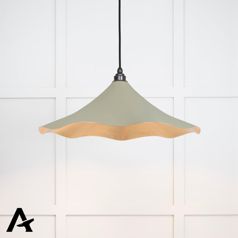 FLORA PENDANT SMOOTH 500x146 BRS/TUMP - 49731STU by MARCHES (ANVIL) ARCHITECTURAL HARDWARE
