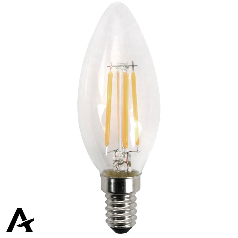 VINTAGE LED EDISON LIGHT BULB 4W E14 098x35 2700K - 51939 by MARCHES (ANVIL) ARCHITECTURAL HARDWARE