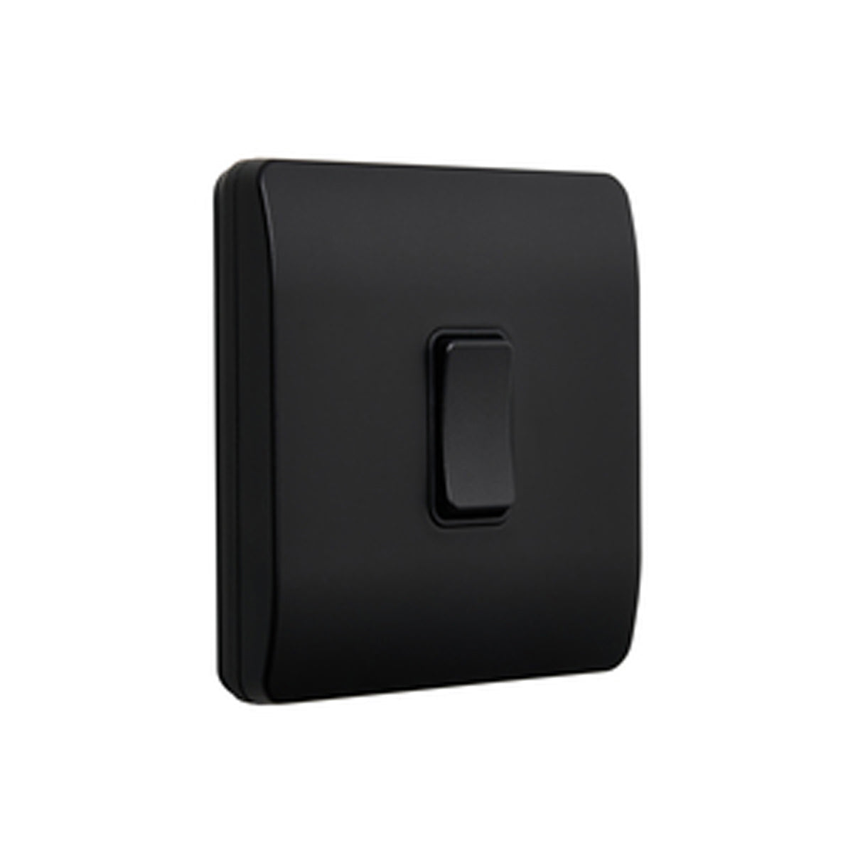 KINETIC SLIMLINE SWITCH ON/OFF IP20 1G BLK/BLK