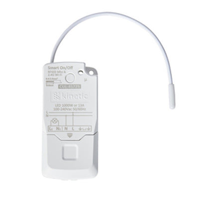 KINETIC PRO RECEIVER IP20 1CH SMART RF ON/OFF 10A/1000W