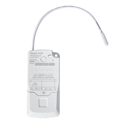 KINETIC PRO RECEIVER IP20 1CH SMART DIMMABLE RF ON/OFF 1.3A/300W