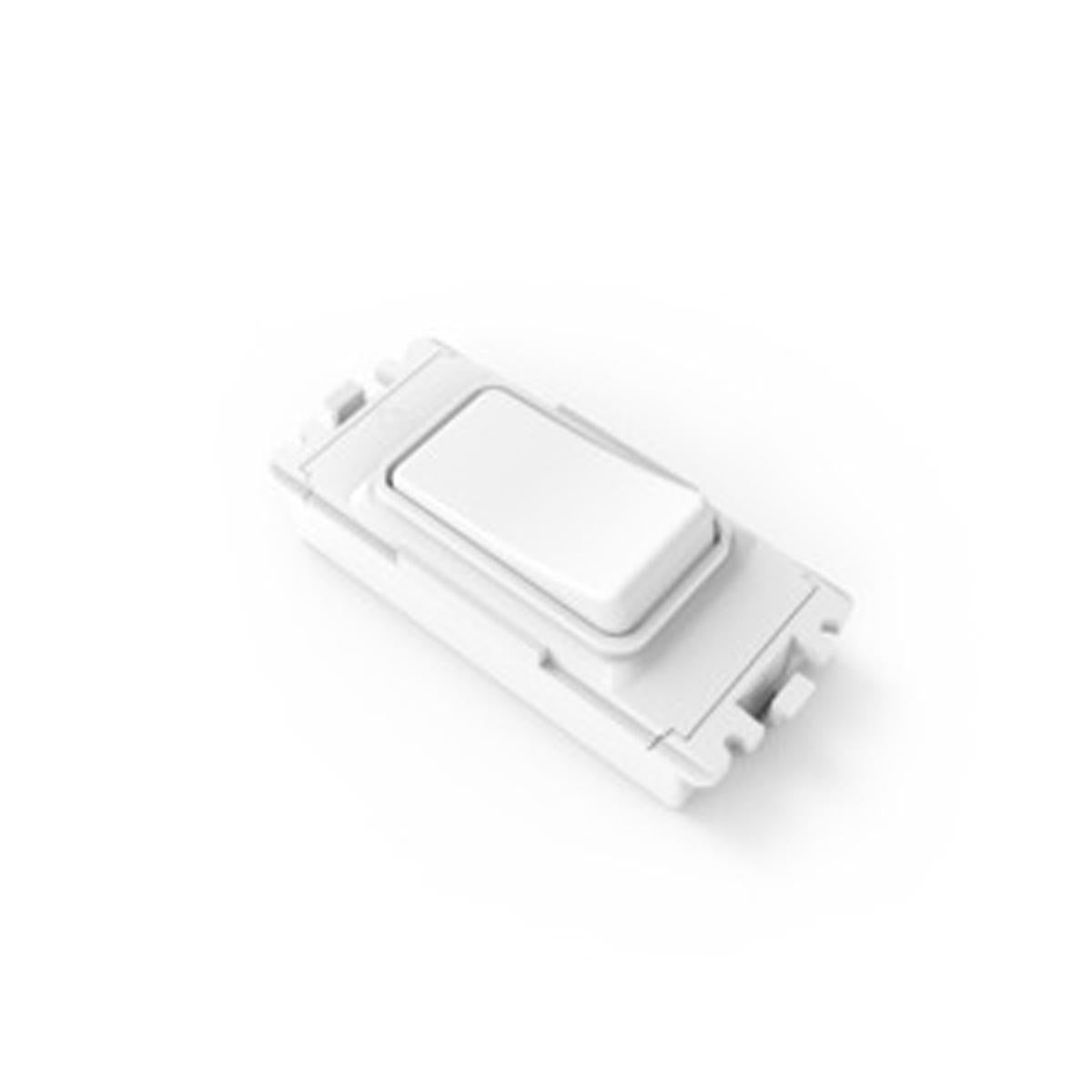 KINETIC MK GRID SWITCH IP20 1G ON/OFF WHI