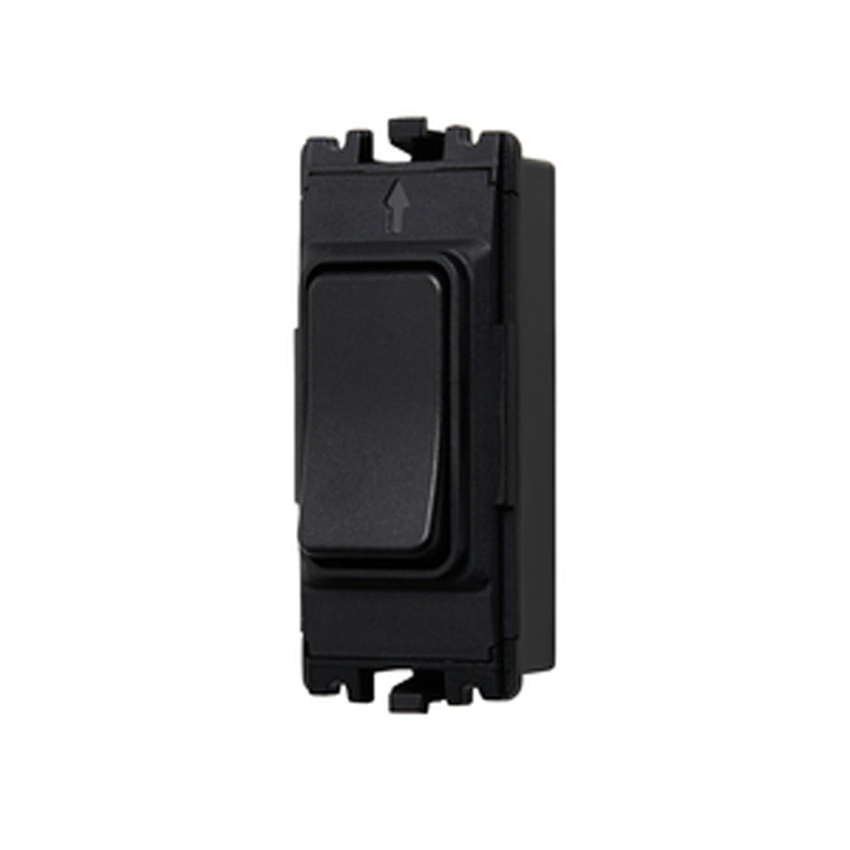 KINETIC MK GRID SWITCH IP20 1G ON/OFF BLK