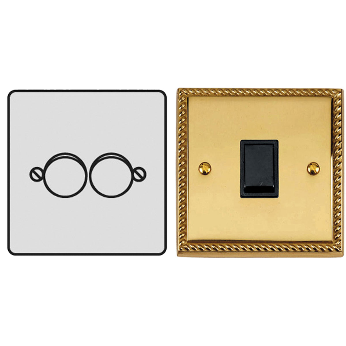CON DIM/SWITCH 1WAY 2G 250w GEO by M MARCUS LTD
