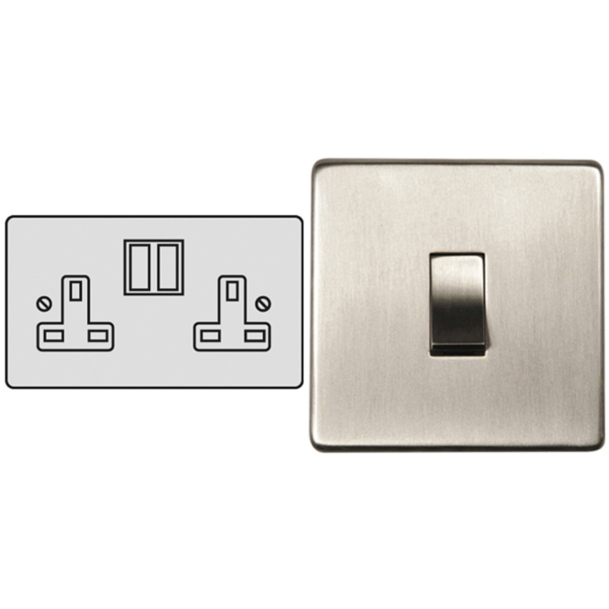 STR S/SOCKET 13A DBL SNP/BLK – LFM1059D