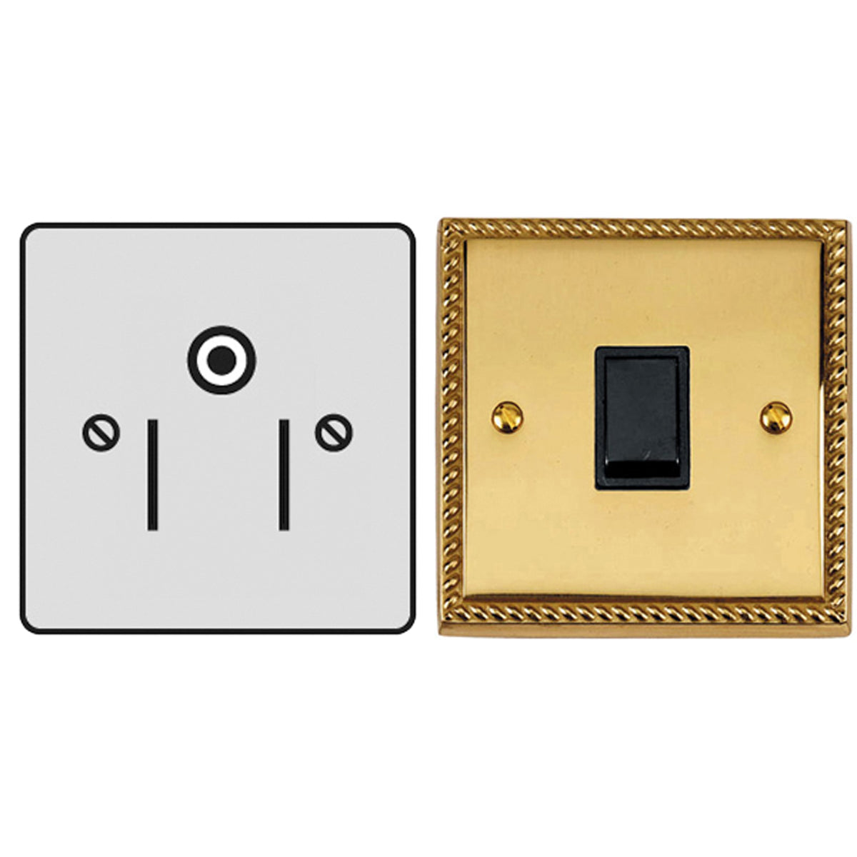 CON R/PIN SOCKET 15A SNG US GEO/BLK