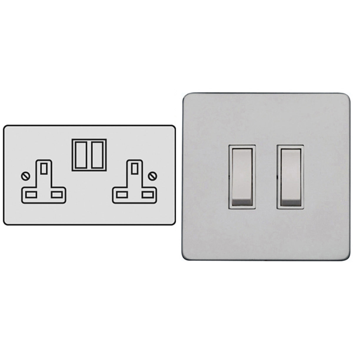 PRS S/SOCKET 13A DBL WHI – LFM1121B