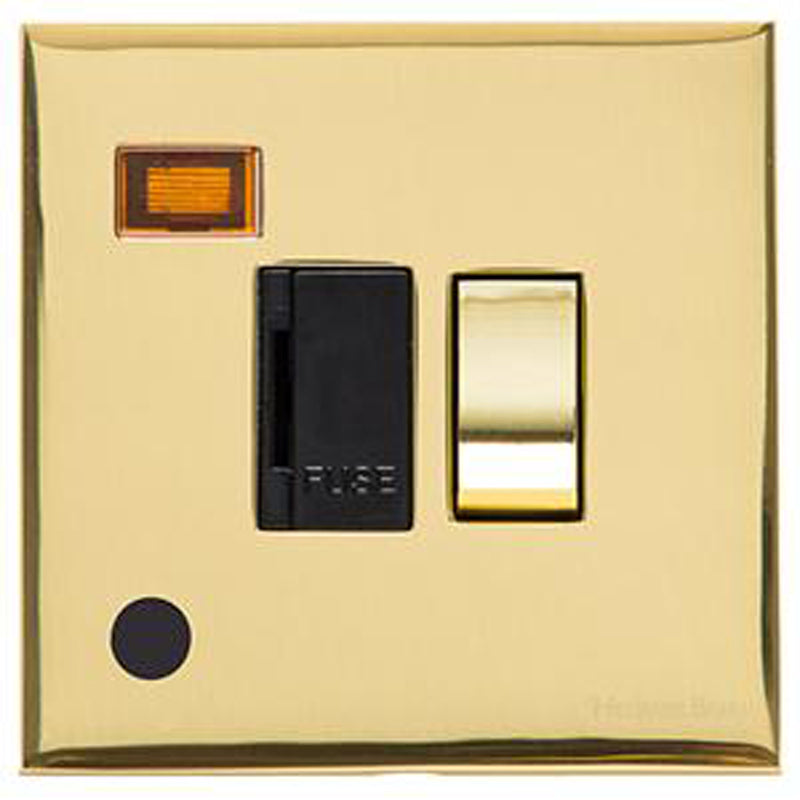 WINCHESTER 01 13A SWITCHED SPUR NEON+FLEX, 088x088mm POLISHED BRASS/BLACK by M MARCUS LTD
