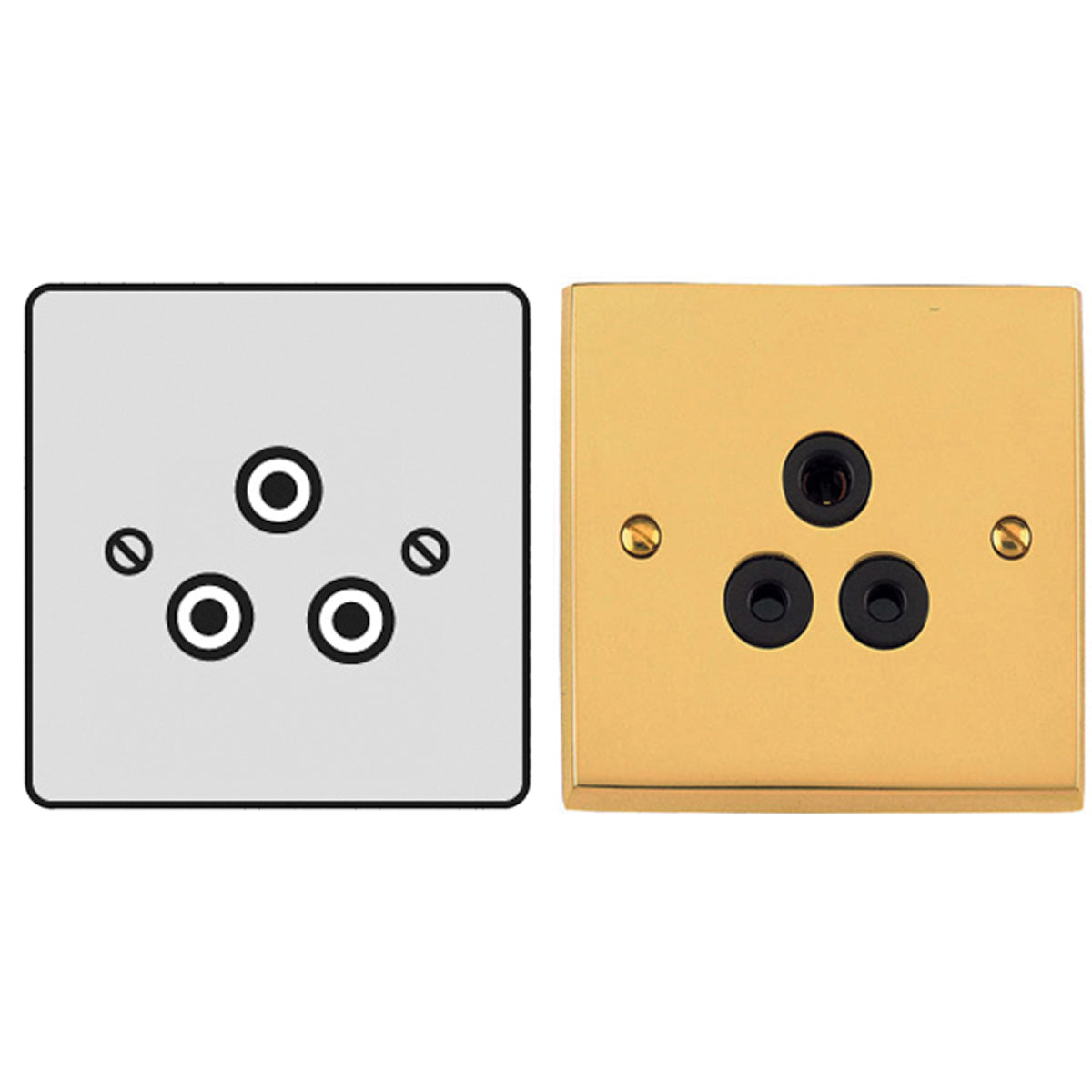 CON R/PIN SOCKET 5A 3PIN VIC/BLK by M MARCUS LTD