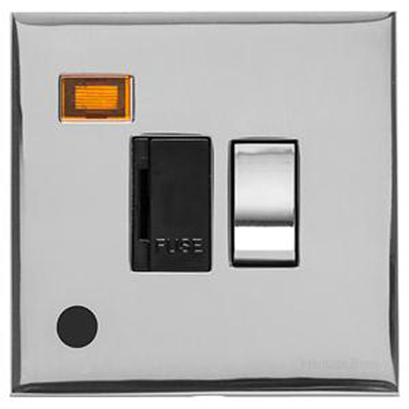 WINCHESTER 02 13A SWITCHED SPUR NEON+FLEX, 088x088mm POLISHED CHROME/BLACK by M MARCUS LTD