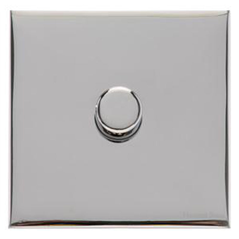 WINCHESTER 02 1G 2W DIMMER TRAILING EDGE, 088x088mm POLISHED CHROME by M MARCUS LTD