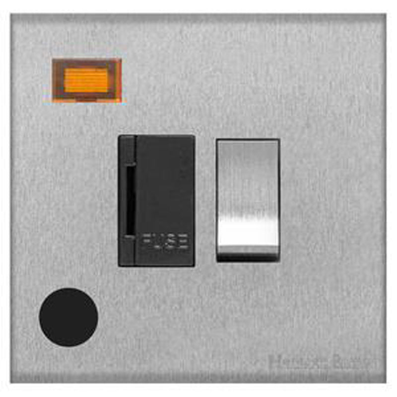 WINCHESTER 03 13A SWITCHED SPUR NEON+FLEX, 088x088mm SATIN CHROME/BLACK by M MARCUS LTD
