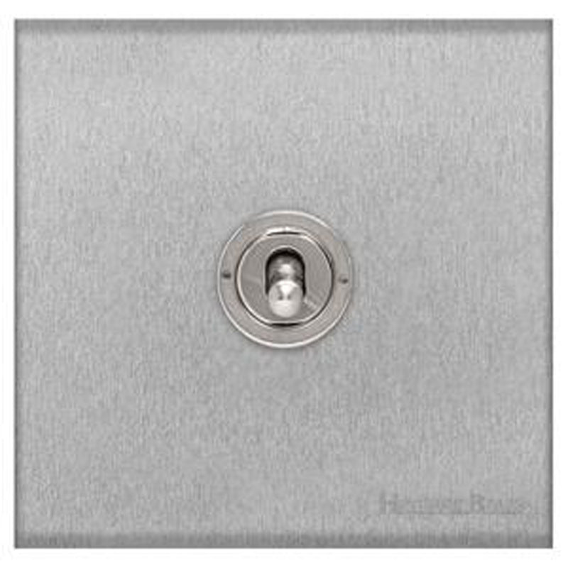 WINCHESTER 03 1G 2W TOGGLE SWITCH, 088x088mm SATIN CHROME by M MARCUS LTD