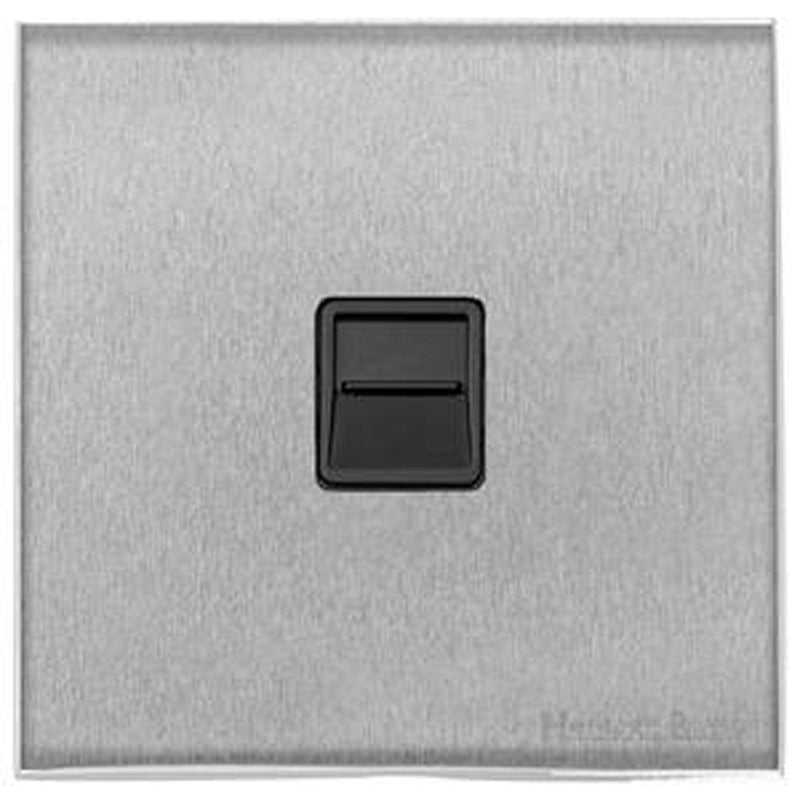 WINCHESTER 03 1G TELEPHONE SECONDARY, 088x088mm SATIN CHROME/BLACK by M MARCUS LTD
