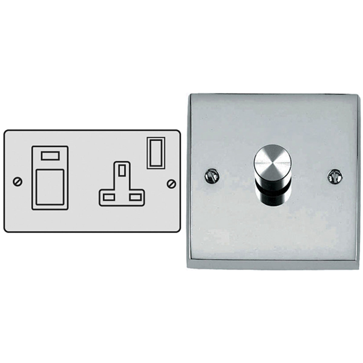 CON D/POLE SWITCH 45A COOK PCP/BLK by M MARCUS LTD