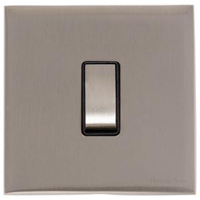 WINCHESTER 05 1G INTERMEDATE ROCKER, 088x088mm SATIN NICKEL/BLACK by M MARCUS LTD