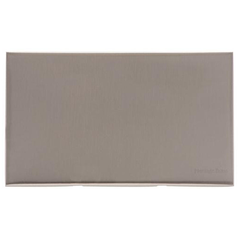 WINCHESTER 05 2G BLANK PLATE, 148x088mm SATIN NICKEL by M MARCUS LTD