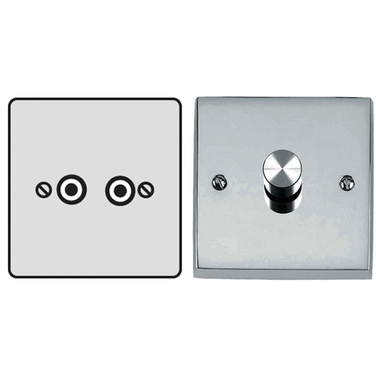 CON SAT/TV SOCKET PCP/BLK