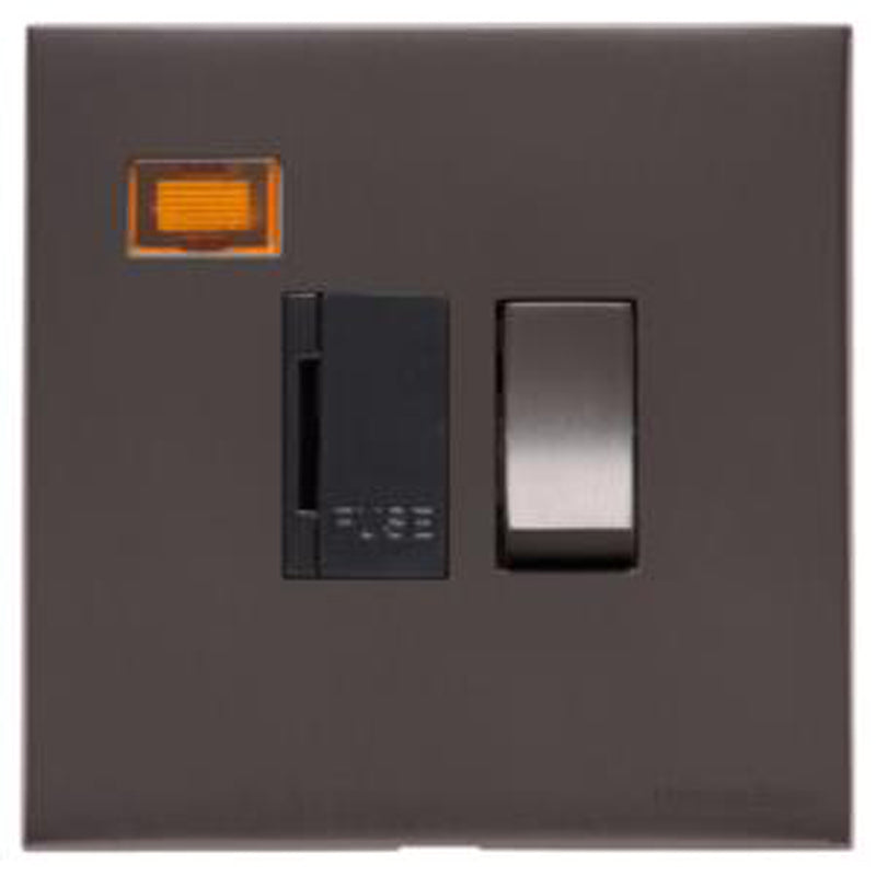 WINCHESTER 09 13A SWITCHED SPUR WITH NEON, 088x088mm MATT BRONZE/BLACK by M MARCUS LTD