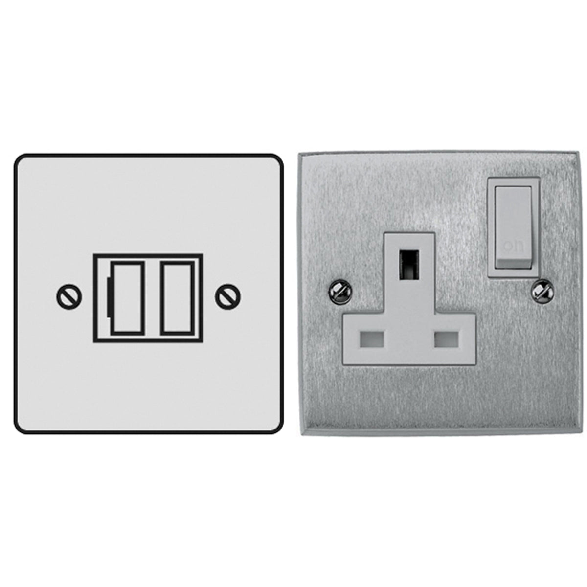 CON F/SPUR 13A SWITCH SCP/BLK by M MARCUS LTD