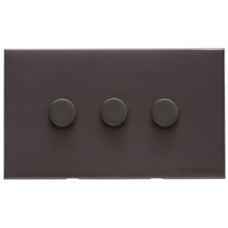 WINCHESTER 09 3G 2W DIMMER TRAILING EDGE, 148x088mm MATT BRONZE by M MARCUS LTD