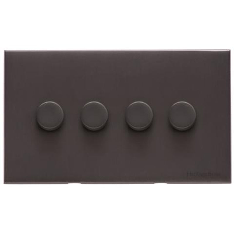 WINCHESTER 09 4G 2W DIMMER TRAILING EDGE, 148x088mm MATT BRONZE by M MARCUS LTD