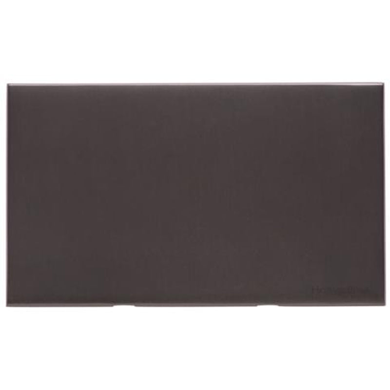 WINCHESTER 09 2G BLANK PLATE, 148x088mm MATT BRONZE by M MARCUS LTD