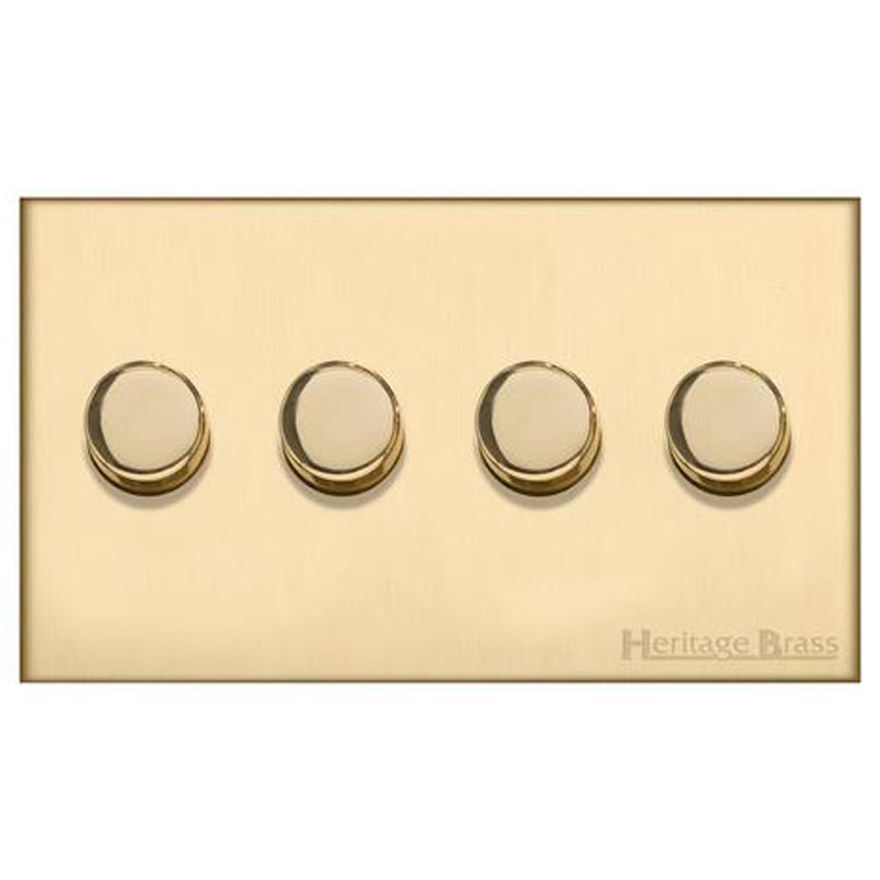 WINCHESTER 44 4G 2W DIMMER (TED250W), 148x088mm SATIN BRASS by M MARCUS LTD
