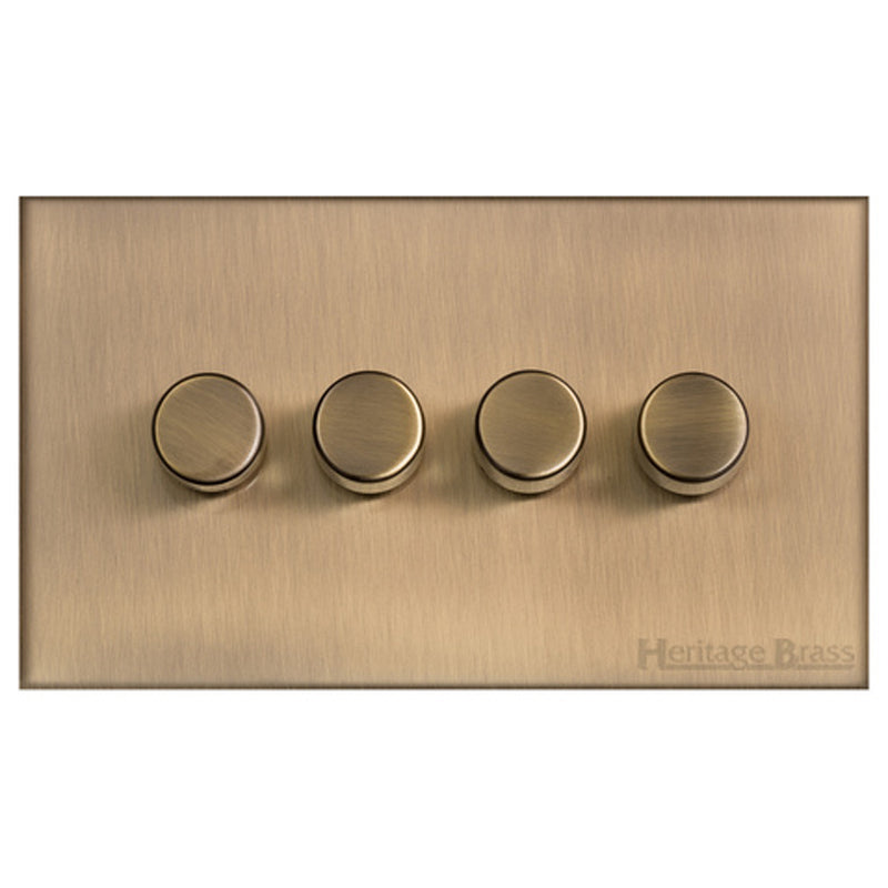 WINCHESTER 91 4G 2W DIMMER 250W, 148x088mm ANTIQUE BRASS by M MARCUS LTD