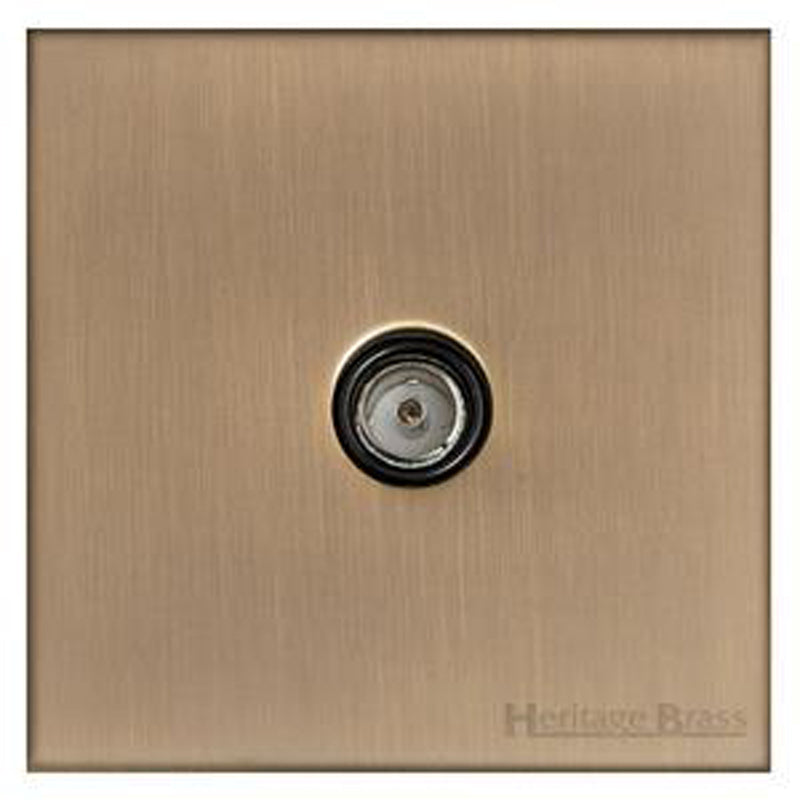 WINCHESTER 91 1G TV ISOLATED, 088x088mm ANTIQUE BRASS/BLACK by M MARCUS LTD