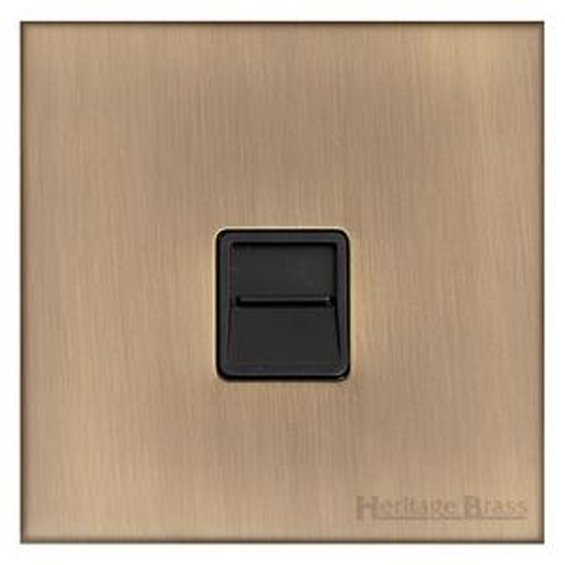 WINCHESTER 91 1G PHONE MASTER, 088x088mm ANTIQUE BRASS/BLACK by M MARCUS LTD