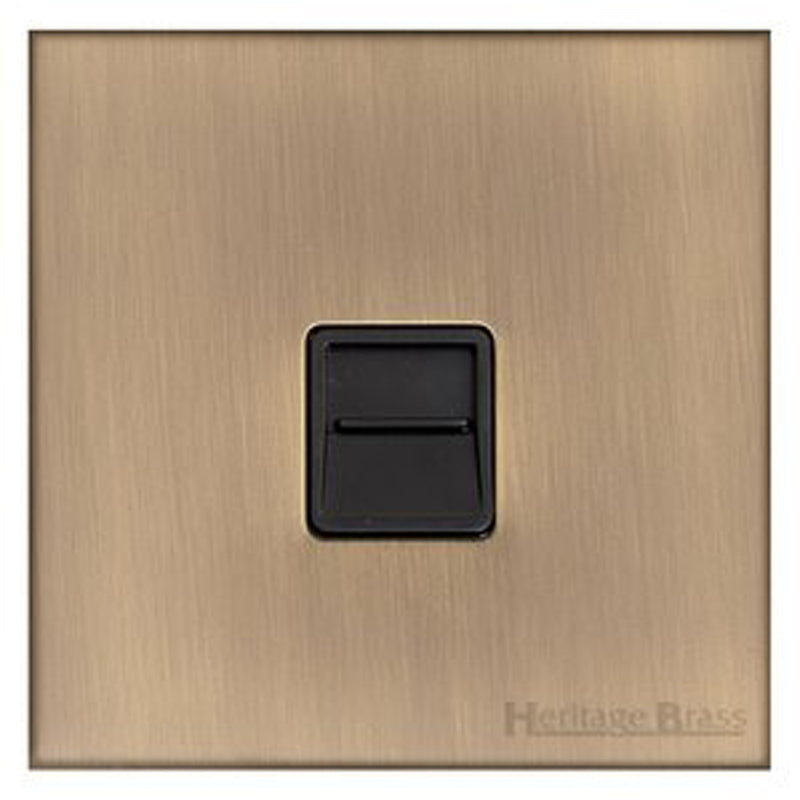 WINCHESTER 91 1G TELEPHONE SECONDARY, 088x088mm ANTIQUE BRASS/BLACK by M MARCUS LTD