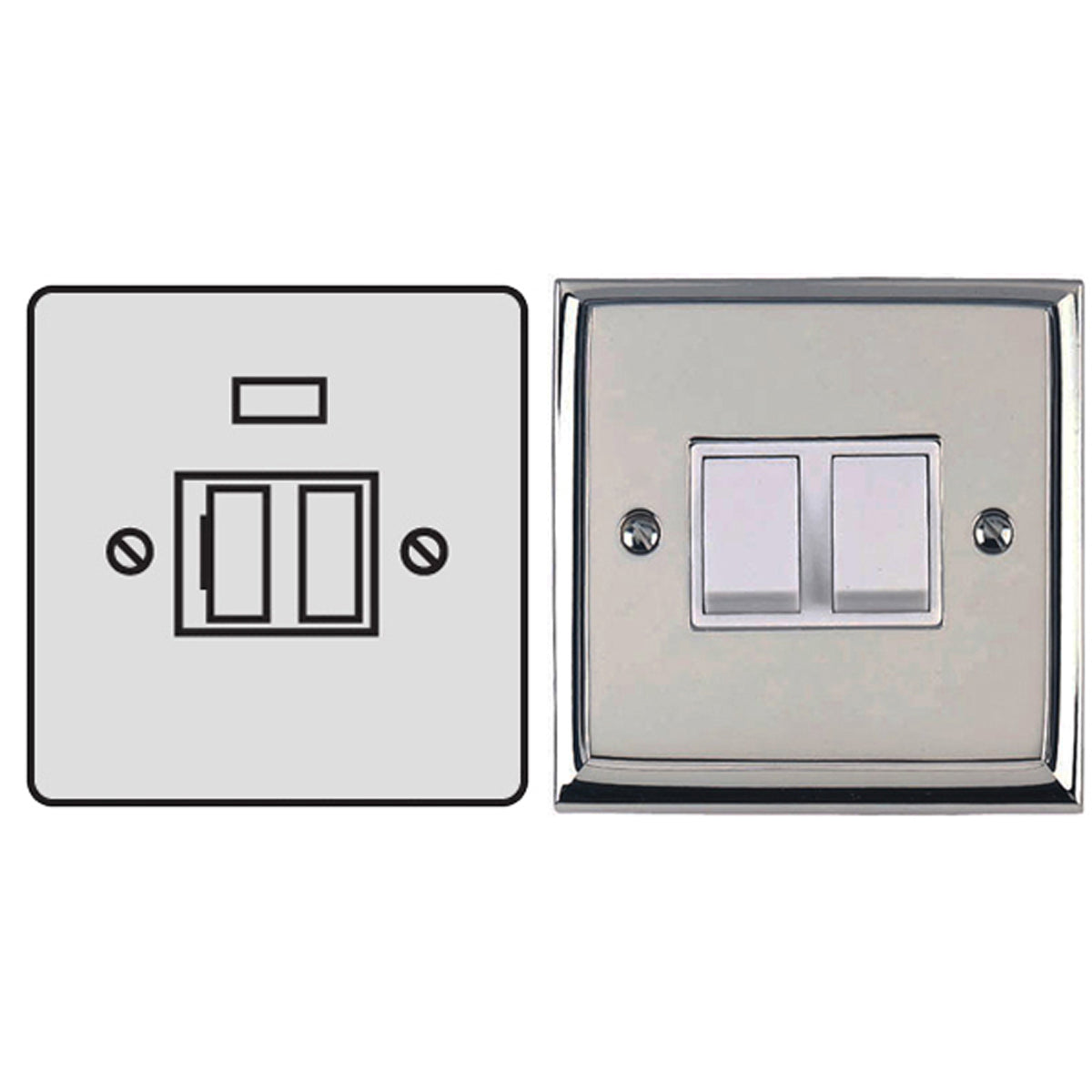 CON F/SPUR 13A SWITCH EDC/N BLK – LFM187F