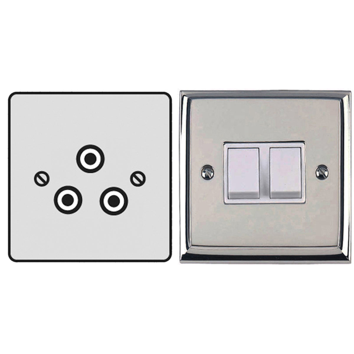 CON R/PIN SOCKET 5A 3PIN EDC/BLK – LFM194D