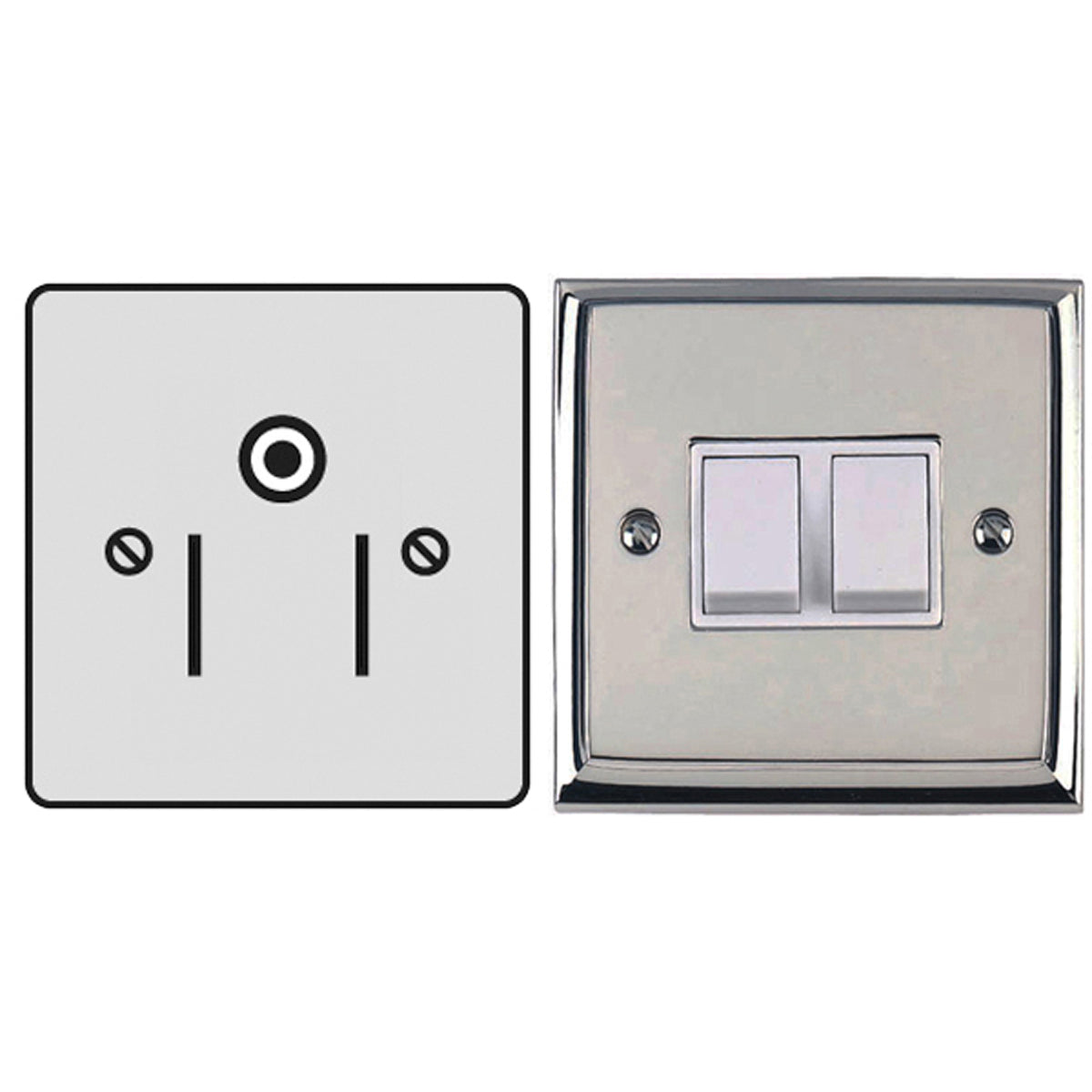 CON R/PIN SOCKET 15A SNG US EDC/WHI